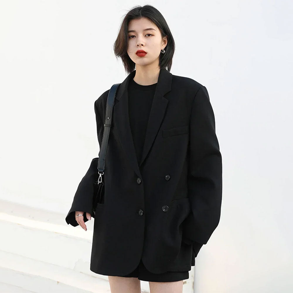 Elegant Solid Blazer