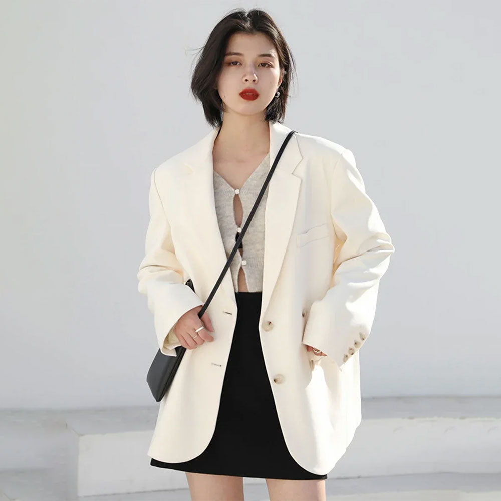 Elegant Solid Blazer