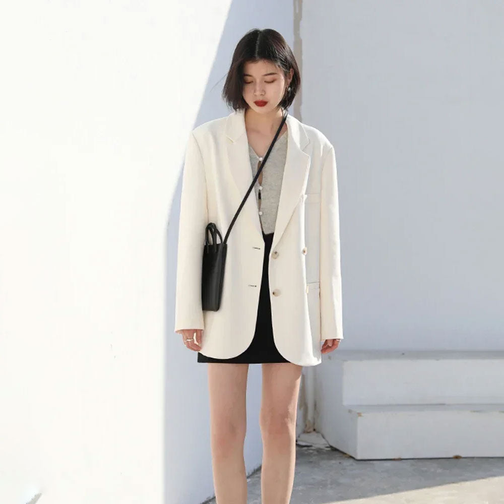 Elegant Solid Blazer