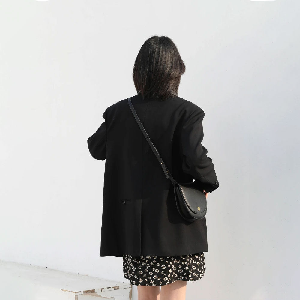Elegant Solid Blazer