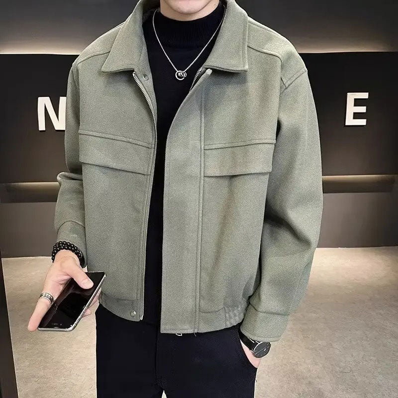 Multi-Pocket Windbreaker Jacket