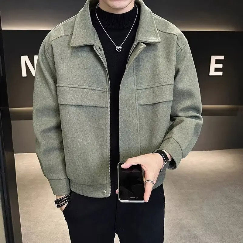 Multi-Pocket Windbreaker Jacket