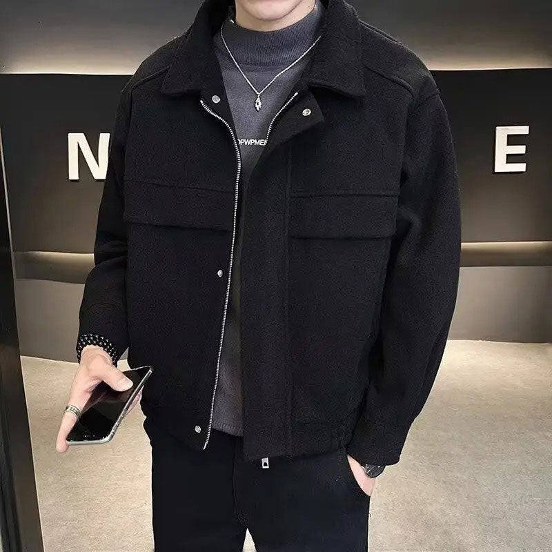 Multi-Pocket Windbreaker Jacket