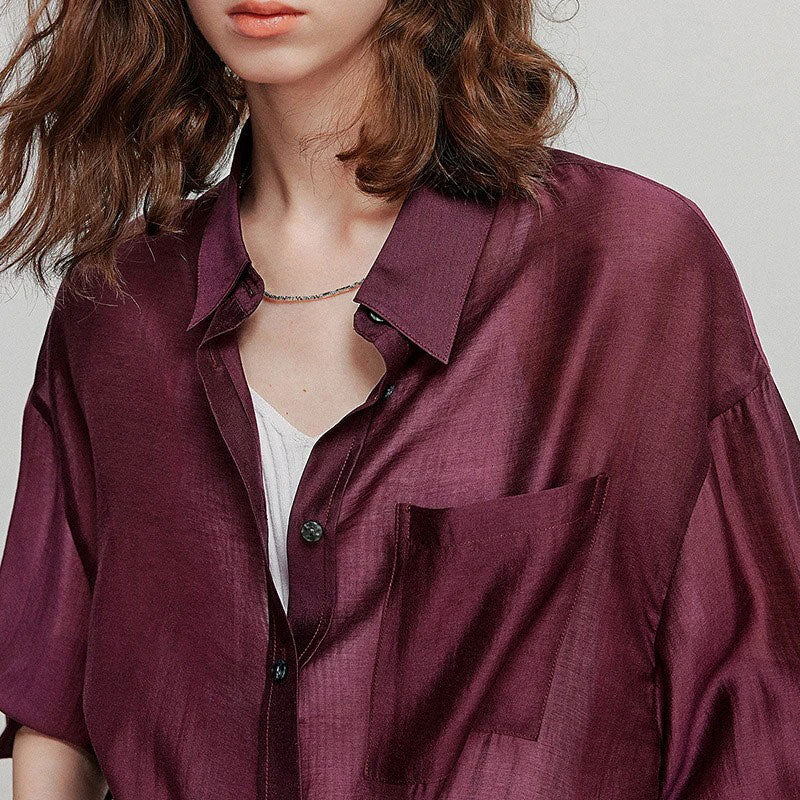 Summer Short-Sleeve Fashion Blouse
