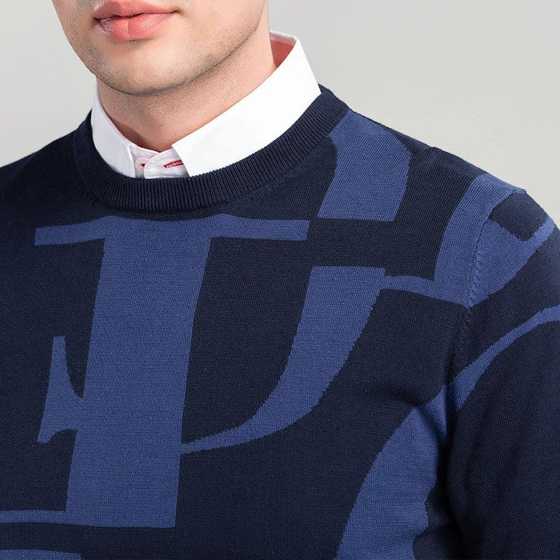 Slim Wool Knitted Pullover Sweater