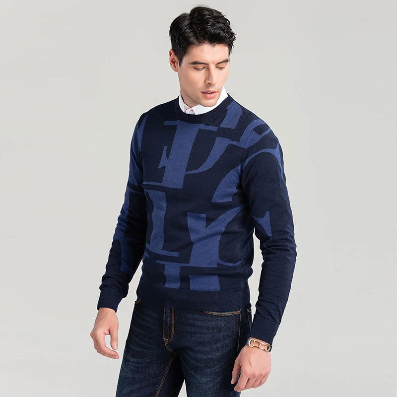 Slim Wool Knitted Pullover Sweater