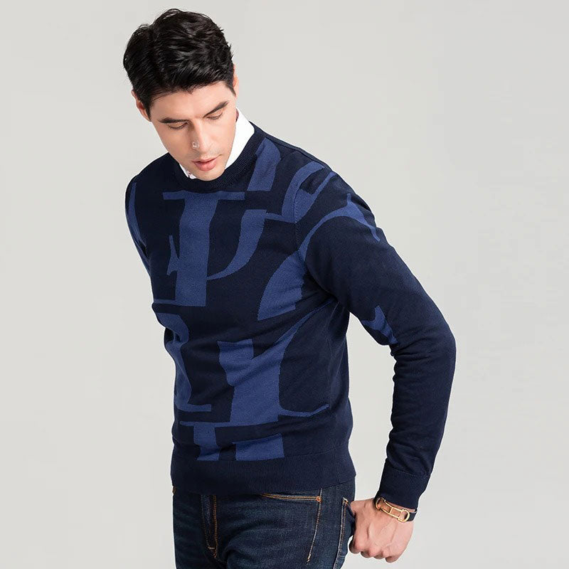 Slim Wool Knitted Pullover Sweater