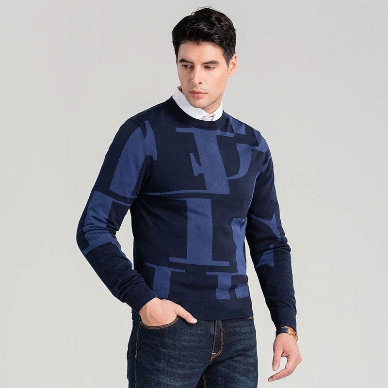 Slim Wool Knitted Pullover Sweater