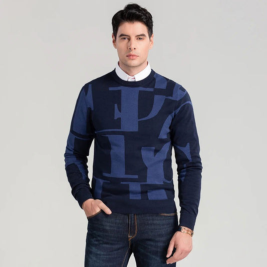 Slim Wool Knitted Pullover Sweater