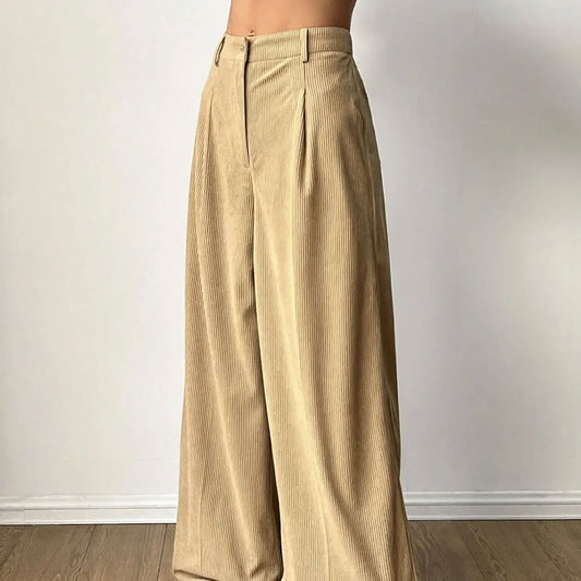Slimming Corduroy Outdoor Trousers