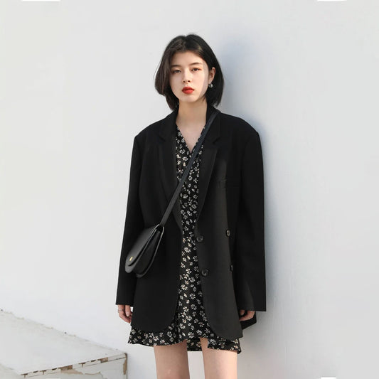 Elegant Solid Blazer