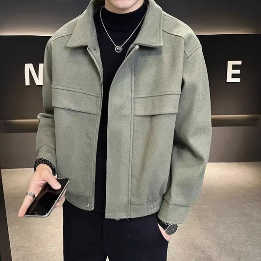 Multi-Pocket Windbreaker Jacket