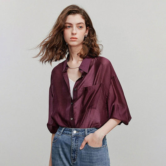 Summer Short-Sleeve Fashion Blouse