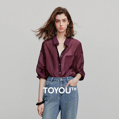 Summer Short-Sleeve Fashion Blouse