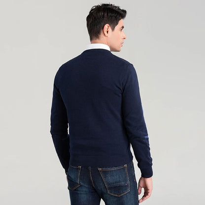 Slim Wool Knitted Pullover Sweater